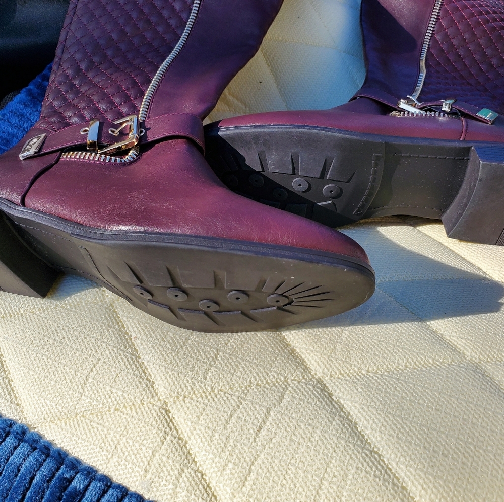 Purple boots